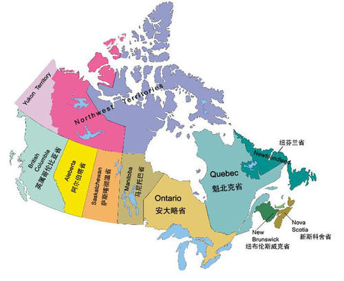 魁北克省地理位置
